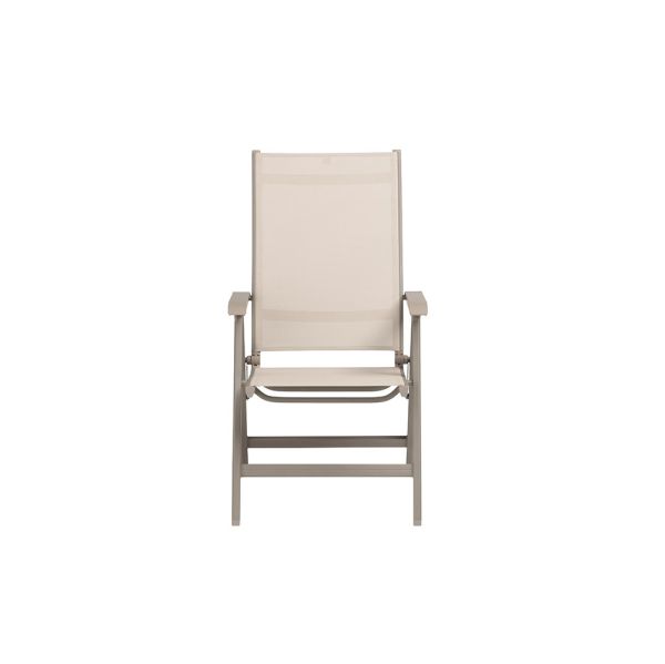 KETTLER BASIC PLUS Multipositionssessel, taupe/Stucco beige