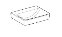 Vorschau: Geberit Renova Plan Waschtisch ohne Hahnloch, ohne Überlauf, 55x44cm, weiß 501635001_1