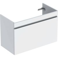 Geberit Renova Plan Unterschrank für Waschtisch mit 1 Schublade und 1 Innenschublade, Breite 85cm weiß