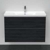 Vorschau: Duravit D-Neo Möbel-Set 100,5cm mit Waschtisch, Waschtischunterschrank und Spiegelschrank