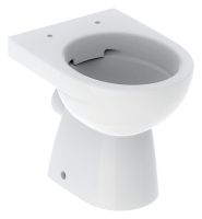 Vorschau: Geberit Renova Stand-WC Tiefspüler, Abgang horizontal, Rimfree, weiß