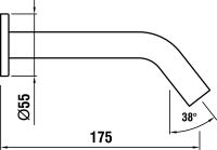 Vorschau: Kartell by Laufen Wanneneinlauf, chrom H3713300040601_1