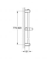 Vorschau: Grohe Euphoria Brausestange 90cm, chrom