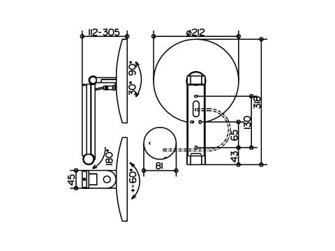 Keuco iLook_move Kosmetikspiegel 5-stufig einstellbare Lichtfarbe Ø 21cm 5-fache Vergrößerung