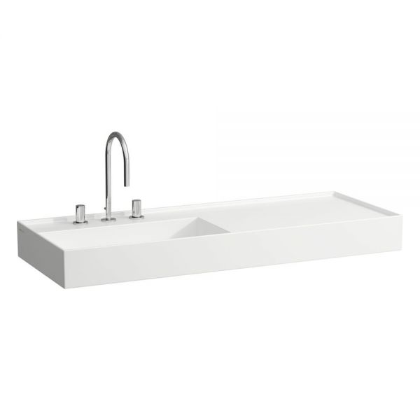 Laufen Kartell Waschtisch mit Ablage rechts 120x46cm weiß