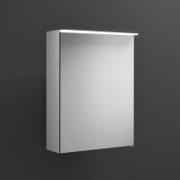 Burgbad Junit Spiegelschrank mit horizontaler LED-Beleuchtung, 1 Spiegeltür, 50,6x67cm SPIY050LPN380