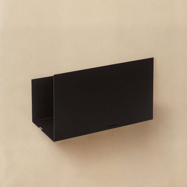 Cosmic Nook Duschablage 20cm, schwarz matt