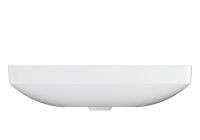 Vorschau: Grohe Euro Keramik Waschtisch 55cm mit Hahnloch, ohne Überlauf, weiß