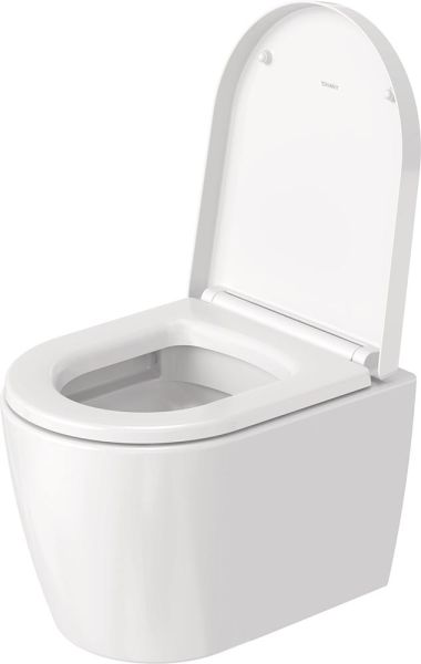 Duravit ME by Starck WC-Sitz ohne Absenkautomatik, weiß/weiß seidenmatt