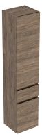 Geberit Renova Plan Hochschrank mit zwei Türen und einer Schublade, 39x180cm nussbaum hickory 