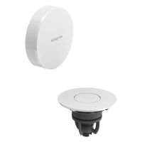hansgrohe Flexaplus Fertigset Ablauf- und Überlaufgarnitur, weiß matt/weiß hochglanz 58187700