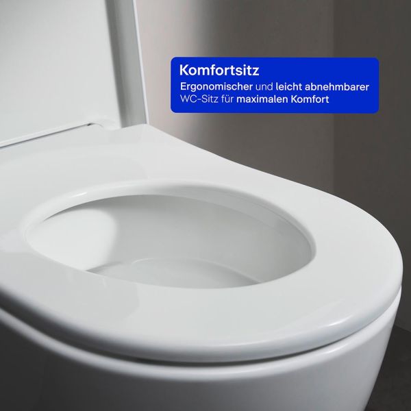 Duravit ME by Starck WC-Set Hero Edition, weiß matt