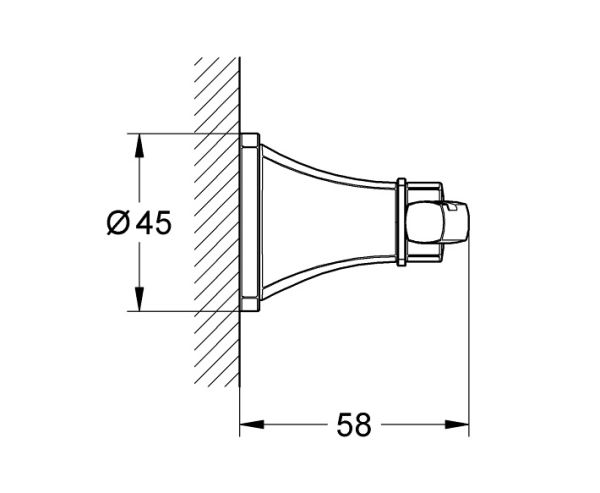 Grohe Grandera Bademantelhaken