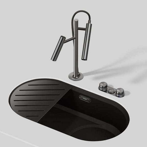 BLANCO CHOICE Luneoo-S satin platinum_527979