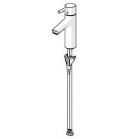 Vorschau: Hansa Hansavantis Eco Waschtischarmatur, 4.2 l/min, Pinhebel, chrom