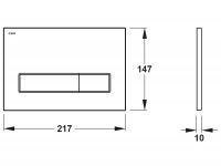 Vorschau: MEPA nextVIT WC-Montageelement SET, BH 120cm, inkl. Schallschutzset und WC-Betätigungsplatte