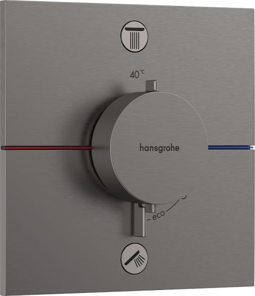 Hansgrohe ShowerSelect Comfort E Thermostat UP, 2 Verbraucher, brushed black chrome 15578340