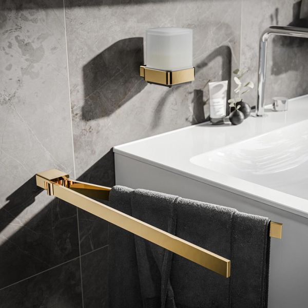 emco loft Handtuchhalter 33cm, schwenkbar, gold poliert 