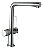 Vorschau: Hansgrohe Talis M54 Spültischmischer 270 1jet mit Geräteabsperrventil 72827000 chrom