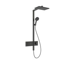 Vorschau: hansgrohe Raindance Alive Q Duschsystem 210/340 2 Strahlarten, brushed black chrome