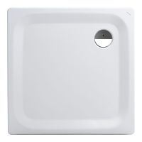Laufen Platina Duschwanne 90x90cm extraflach 2,5cm, quadratisch, Stahl emailliert, weiß H2150020000401