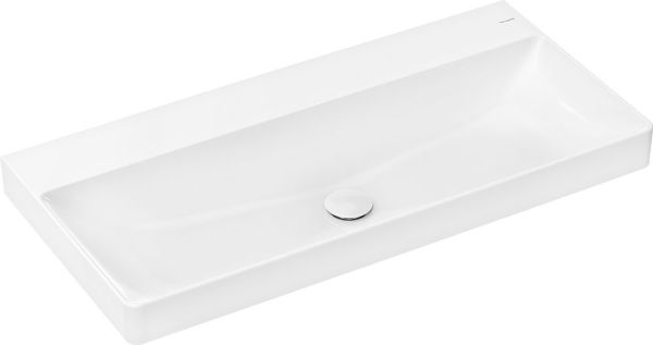 Hansgrohe Xelu Q Waschbecken 100x48cm ohne Hahnloch, ohne Überlauf, weiß 61038450