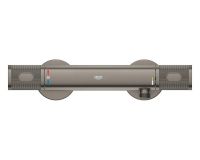 Vorschau: Grohe Precision Feel Thermostat-Brausebatterie mit ProGrip Rändelstruktur, hard graphite gebürstet 34790AL0