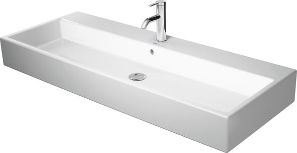 Duravit Vero Air Waschtisch rechteckig 120x47cm mit 1 Hahnloch und Überlauf, WonderGliss, weiß 23501200001