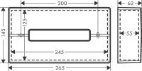 Vorschau: Hansgrohe AddStoris Kosmetiktuchbox, chrom 41774000_1