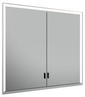 Keuco Royal Lumos Spiegelschrank für Wandeinbau, 2 lange Türen, DALI-steuerbar, 80x73,5cm 14312172303