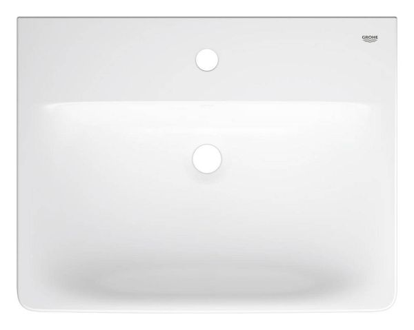 Grohe Euro Keramik Waschtisch 60cm, Hahnloch, ohne Überlauf, weiß