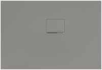 Villeroy&Boch Squaro Infinity Quaryl®-Duschwanne, Eckeinbau rechts gegen Wand, 110x75cm, grey UDQ1175SQI2RV-3S