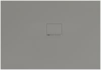 Vorschau: Villeroy&Boch Squaro Infinity Quaryl®-Duschwanne, Eckeinbau rechts gegen Wand, 130x90cm, grey, UDQ1390SQI2RV-3S
