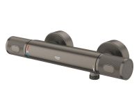 Vorschau: Grohe Precision Feel Thermostat-Brausebatterie mit ProGrip Rändelstruktur, hard graphite gebürstet 34790AL0
