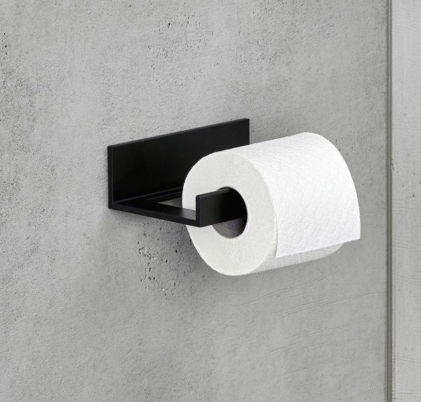 Alape Assist Toilettenpapierhalter, mattschwarz pulverbeschichtet AS.160.TPH