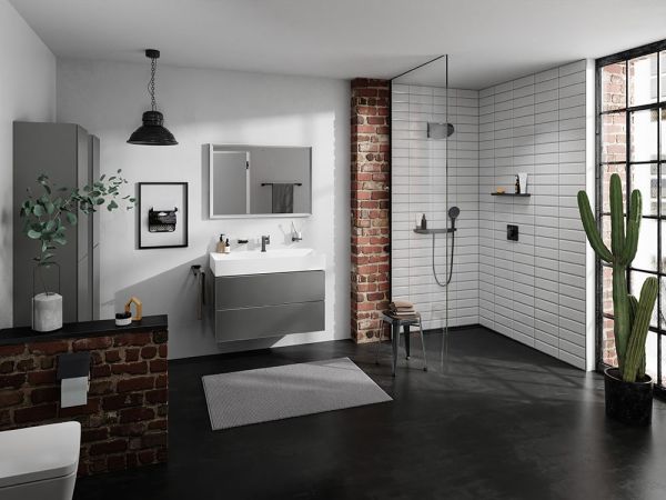 Hansgrohe Xevolos E Hochschrank 176x40x36cm, Türanschlag rechts