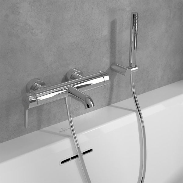 Villeroy&Boch Skyla Einhebel-Badewannenarmatur, rund