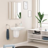 Vorschau: Grohe Start Classic Einhebelmischer S-Size Mittelstellung kalt mit Ablaufgarnitur, chrom
