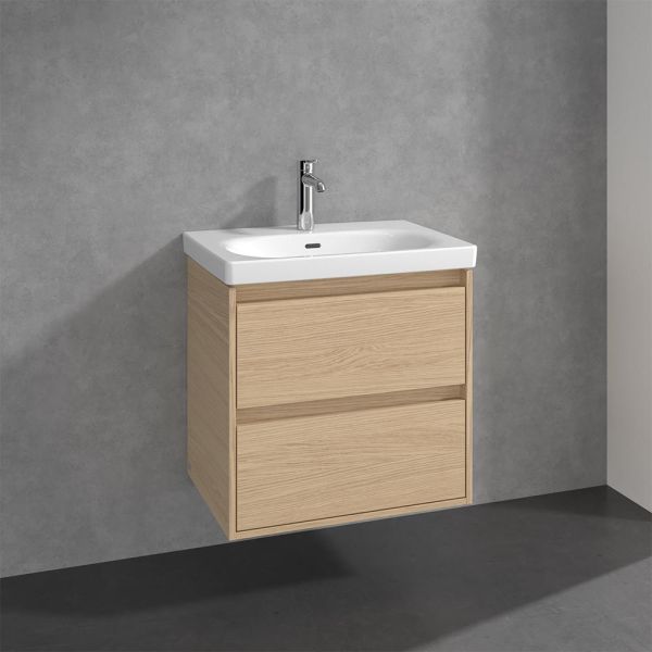Villeroy&Boch Skyla Waschtischunterschrank C79500 62cm mit 2 Auszügen, nordic oak C79500VJ