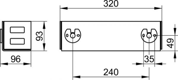 Keuco Collection Seifenkorb 320x93x90mm