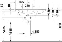 Vorschau: Duravit D-Neo Waschtisch rechteckig 80x48cm, mit Überlauf, ohne Hahnloch, weiß 2369800060