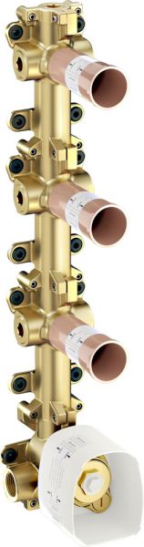 AXOR One Grundkörper für Thermostatmodul Unterputz für 3 Verbraucher 48710180