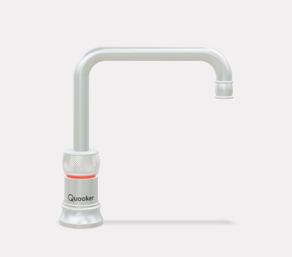 Quooker Classic Nordic Square single tap Kochend-Wasserhahn ohne Mischbatterie, eckig