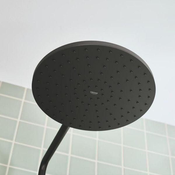 Grohe Vitalio Joy+ 280 Kopfbrause 1-strahlig mit AquaCalibrator, schwarz matt 1142782430
