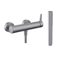 Vorschau: Laufen Pure Duscharmatur mit Handbrause und Brauseschlauch