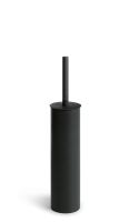 lineabeta SKOATI Toilettenbürstengarnitur rund, bodenstehend oder Wandmontage schwarz matt 50042.18