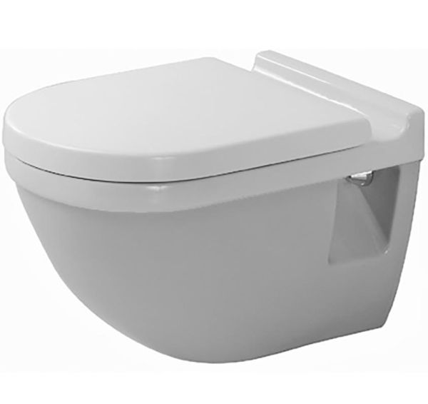 Duravit Starck 3 Wand-WC 54x36,5cm, oval, HygieneGlaze, weiß 2201092000