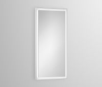 Alape Spiegel 50x100cm, 4-seitiges indirektes LED-Licht, mattweiß pulverbeschichtet SP.FR500.S1