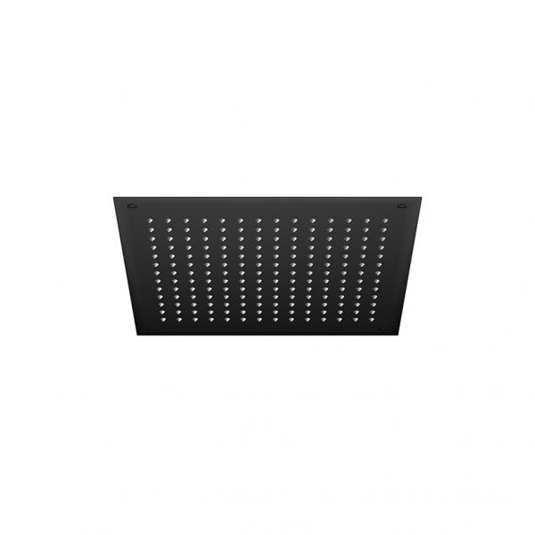 Steinberg Serie 390 Relax Rain Kopfbrause/Regenpaneel 45x45cm, für Deckeneinbau, schwarz matt