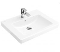 Villeroy&Boch Subway 2.0 Schrankwaschtisch, 60x47cm, 1 Hahnloch, mit Überlauf